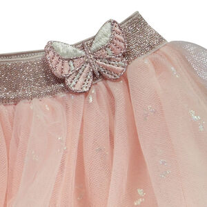 **Rok met ruches in tule met vlinderprint voor baby meisje** 