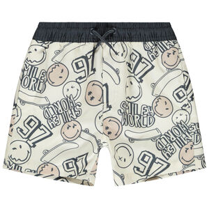 Zwemshort met SmileyWorld/skates voor jongens 
