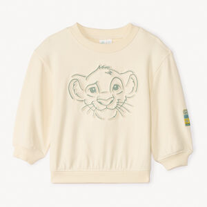 Sweat gebreid Simba Disney in reliëf voor jongensbaby 