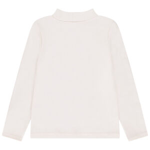 Sous-pull col cheminé uni avec print fantaisie garçon 