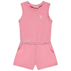 Combishort in fleece met elastische taille voor meisjes 