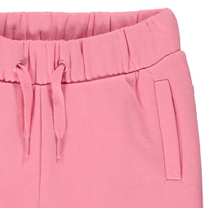 Pantalon de jogging en molleton gratté uni fille 