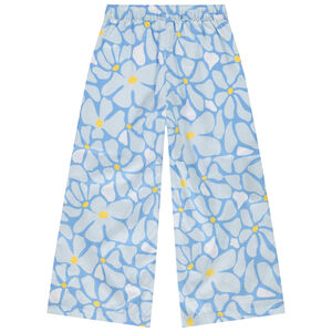 Flared broek met bloemenprint meisjes 