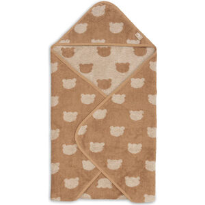 Badcape badstof 75x75cm Jacquard Teddy Bear 