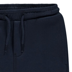 Joggingbroek in effen piqué voor babyjongens 