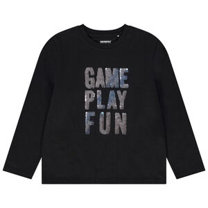 Lange mouwen T-shirt met magische pailletten voor jongens 