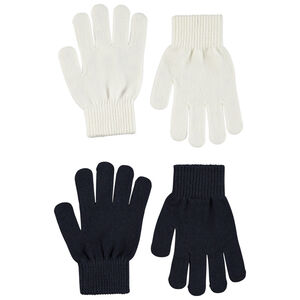 Lot de 2 paires de gants en tricot 