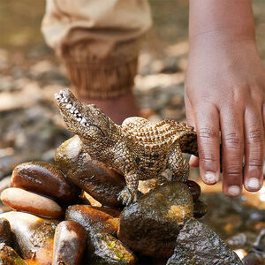 Figurine crocodile 