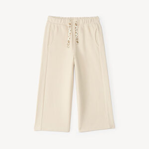 Baggy joggingbroek voor meisjes in effen kleur 