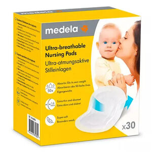 Doos van 30 Ultra-ademende bortsvoedingspads - Wegwerpbaar 
