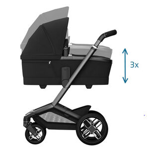 Draagmand kinderwagen Fame Twillic Black 