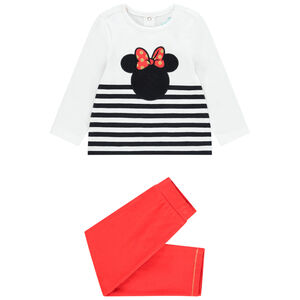 Tweedelige babypyjama van katoen met Minnie-print voor meisjes (Disney) 