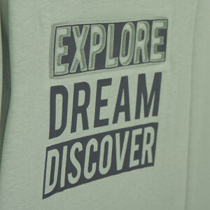 T-shirt met lange mouwen en reliëfprint voor jongens 