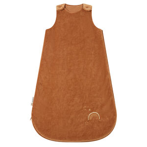 Gigoteuse brodée en velours TOG 2 Douce Hirondelle camel 