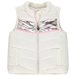 Donsjas zonder mouwen voor baby meisje 