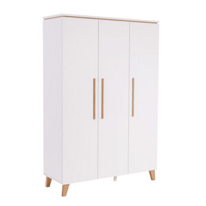 Armoire 3 portes Vito Mira - Blanc 