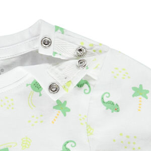 Korte mouwen T-shirt in jersey met kikkerpatroon voor babyjongen 