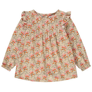 Tuniek lange mouwen met bloemenprint voor meisjes 