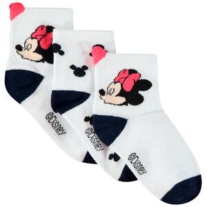 Lot de 3 paires de chaussettes Minnie Disney pour fille 