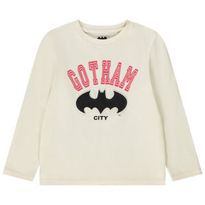 T-shirt met lange mouwen reliëfprint Batman Warner voor jongen 