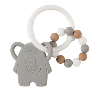 Anneau de dentition en silicone - Elephant Gris  