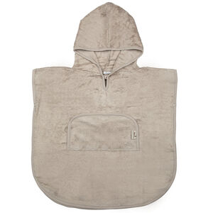 Poncho de bain Col-V bambou Feather Grey 2-4 ans 