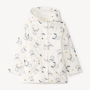 Parka met capuchon voor meisjes met Stitch Disney-print 