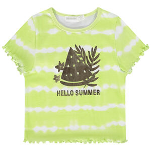 T-shirt manches courtes effet tie & dye pour fille 