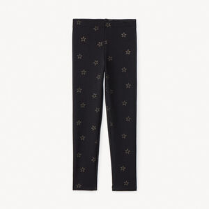 Legging met sherpa voering en fantasieprint voor meisjes 