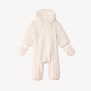 Combi-pilote baby meisjes gewatteerd met bloemen 