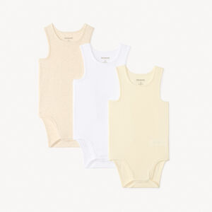 Set van 3 eenvoudige aansluitende rompertjes voor babyjongens 