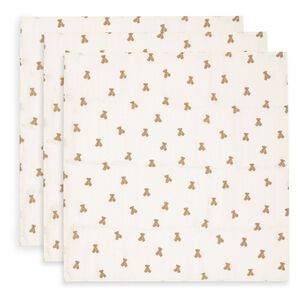 Set van 3 Tetradoeken Hyrdofiel 70x70cm Mini Teddy Bear 
