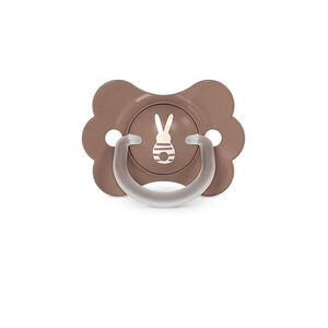 Sucette physiologique en silicone SX PRO Wonderland Papillon 6-18M décorée marron 