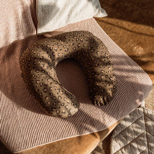 COUSSIN D'ALLAITEMENT SOFTY - LEOPARD BRONZE 