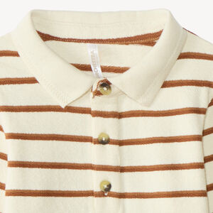 Langarmige polo voor babyjongens in maritieme stijl 