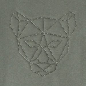 Sweatshirt in fleece met doorgestikt dierenpatroon voor jongens 