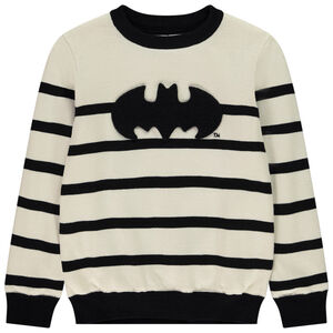 Trui met strepen en Batman Warner borduursel voor jongens 