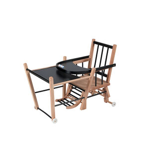 Chaise haute traditionnelle Marcel transformable – Hybride Noir  