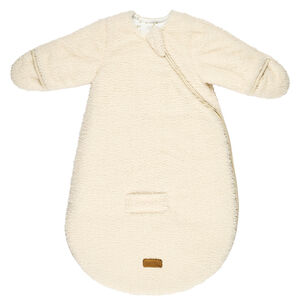 Gigoteuse manches amovibles avec moufles - Teddy - Ecru - 60cm 