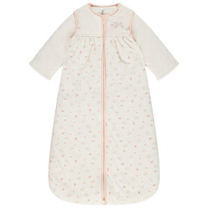 Slaapzak van fluweel met vogelpatroon TOG 3 voor meisjes 