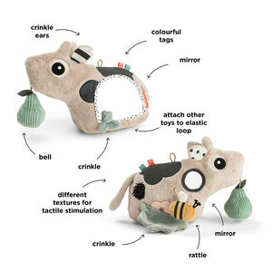 Miroir de sol d'éveil & d'activité Dotti Sable 