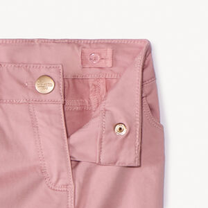 Pantalon slim en twill uni pour fille 
