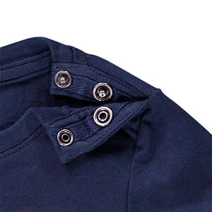 Set t-shirt en bermuda met olifantenpatroon voor baby jongen 