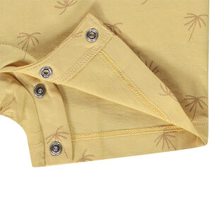 Korte jumpsuit mouwloos met palmen voor baby jongen 