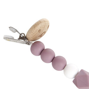 Speenhouder in silicone - Paars 