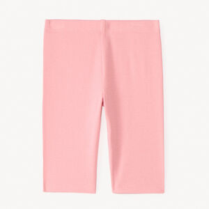 Caleçon cycliste uni in geribbelde stof voor meisjes 