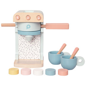 Cafetière avec 2 tasses en bois - Crazy colors 2.0 