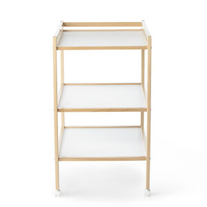 Table à langer 2 étagères Tiny - Hêtre vernis 