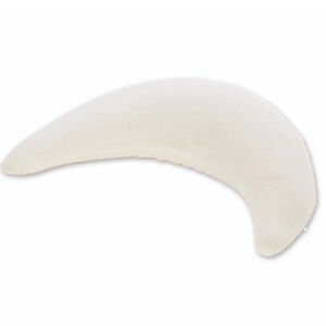 Coussin de Grossesse et d'Allaitement Lune en Peluche Cream 