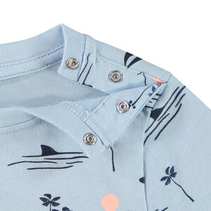 T-shirt manches courtes imprimé fantaisie pour bébé garçon 